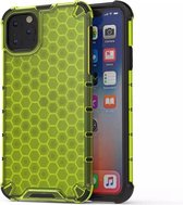 Casies iPhone 11 Armor case - Luxe Shockproof hoesje - Geel - Schokbestendig Back Cover