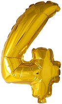 Ballon folie 4 goud 40cm