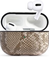 AirPods pro cover case hoesje- Snake white pro -Airpods case