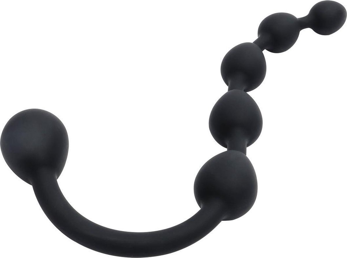 Goedkoopste Banoch | Anaalketting bulb rider - zwart Siliconen