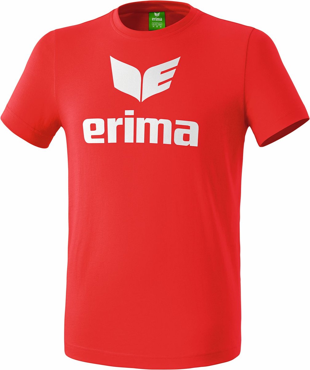 Erima Promo T-Shirt Kinderen - Rood / Wit | Maat: 164