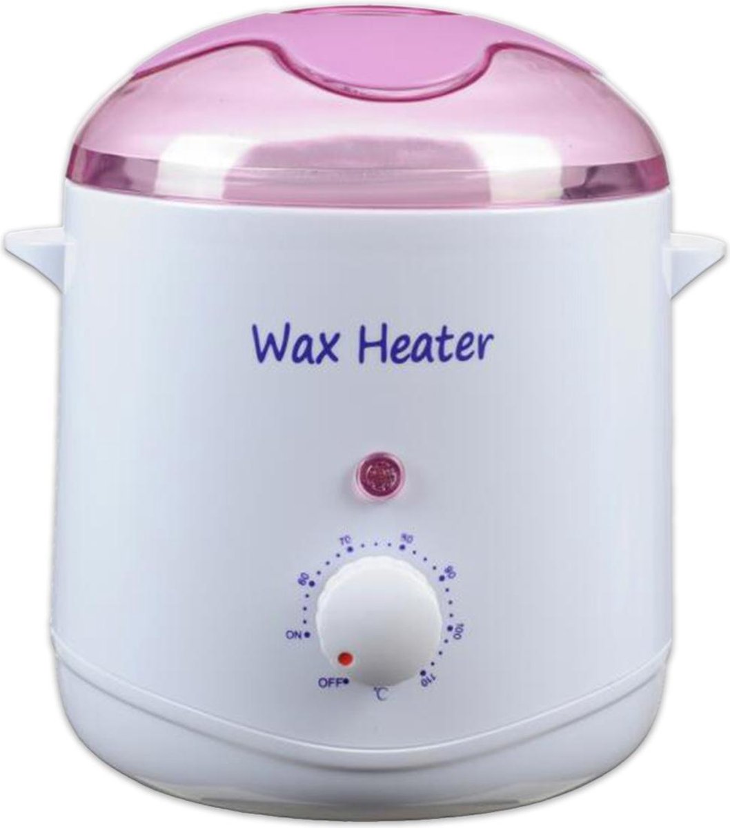 Wax/hars verwarmer 800-1000ML, 150W - Wit/Roze - MEGA BEAUTY SHOP®
