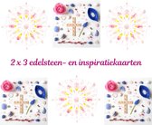 Edelsteen- en inspiratiekaarten | 6 stuks | 14,7 x 14,7 cm | set 7