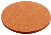Daff Onderzetter - Vilt - Rond - 10 cm -  Tangerine - Oranje