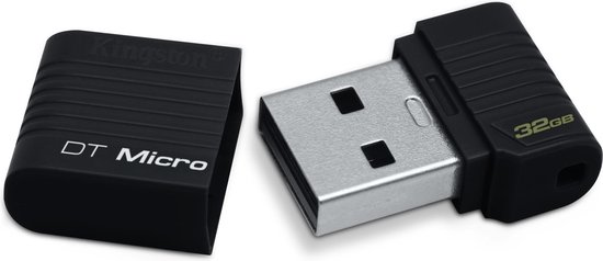Kingston DataTraveler Micro 32GB - USB-Stick / Zwart