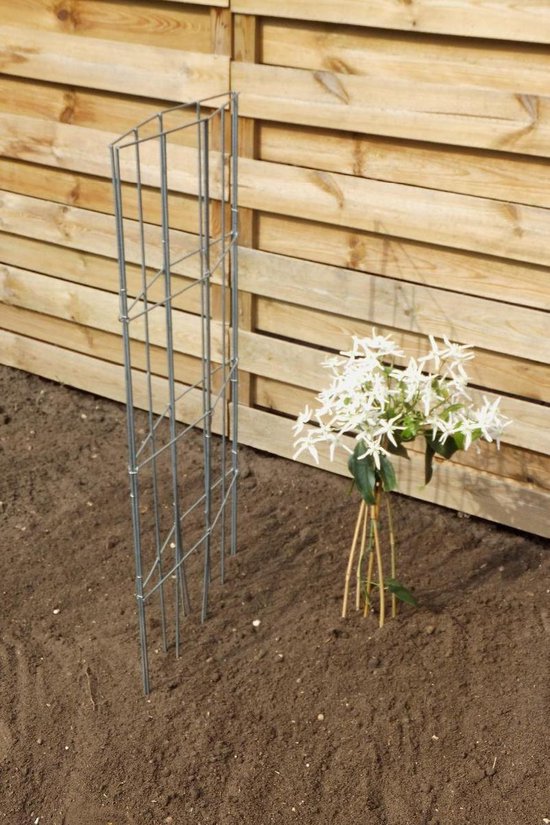 PLANTAWA Klikhulpen van bamboe, 90 cm, verpakking van 25 stuks, 10-12 mm, plantenstandaard voor groenten, tomaten en tomaten, eenvoudige installatie, robuuste bamboebuizen