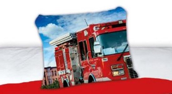 Dekbedovertrek brandweer - brandweerwagen - brandweerauto - eenpersoons met  1... | bol.com