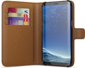 BeHello Samsung Galaxy S8 Hoesje - Wallet Case Met Ruimte Voor 3 Pasjes Bruin