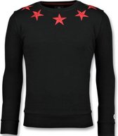 Five Stars - Exclusieve Sweater Mannen - 6354Z - Zwart