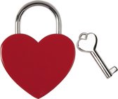 Love lock Heart avec belle pochette! La couleur rouge