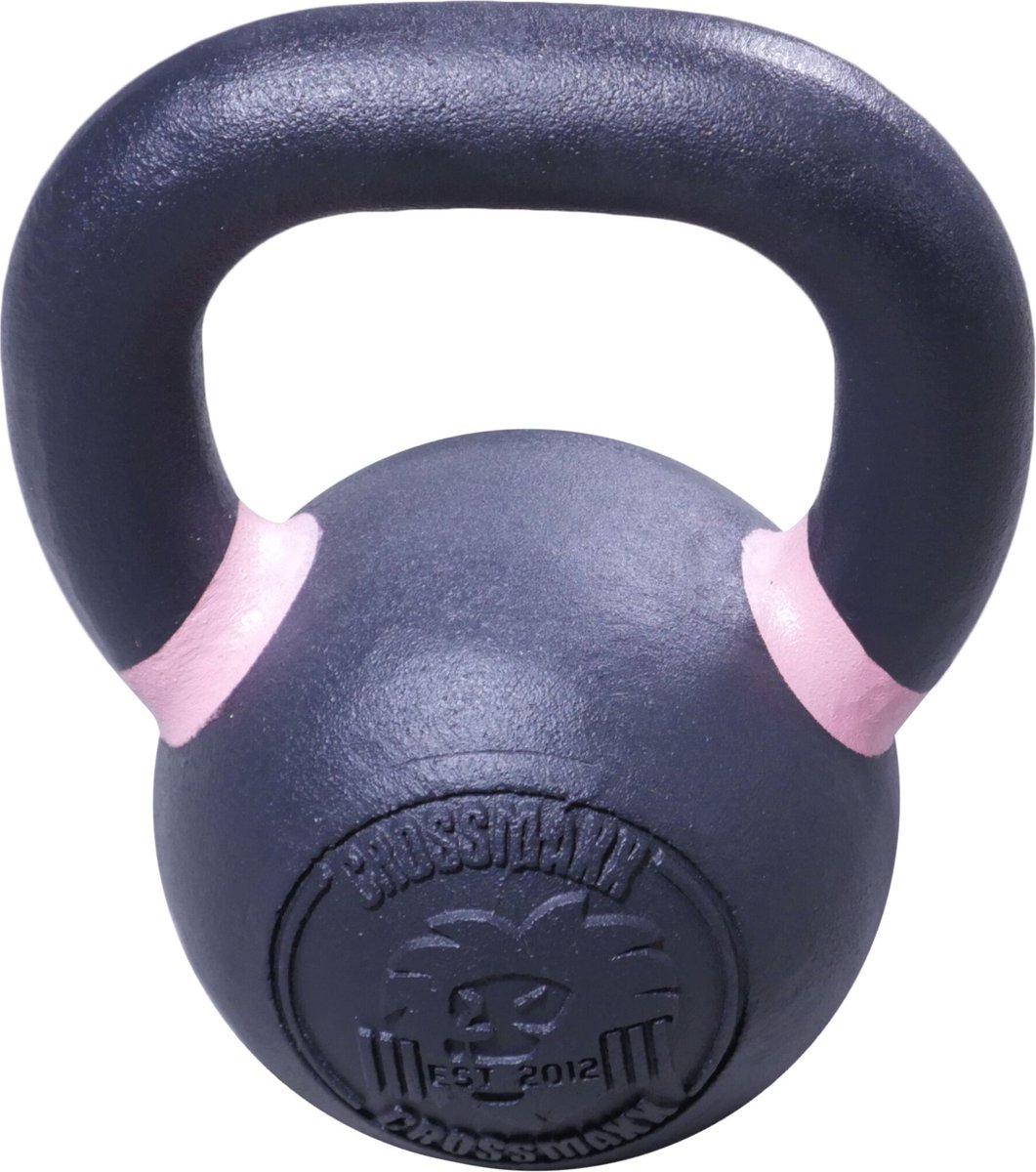 Lifemaxx Crossmaxx Kettlebell - Gietijzer met Poedercoating - Gewichten - 8 kg