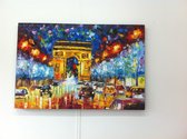 Schilderij Arc de Triomphe handgeschilderd