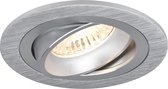 LED Spot Set - Pragmi Alpin Pro - GU10 Fitting - Inbouw Rond - Mat Zilver - Kantelbaar Ø92mm - Philips - CorePro 827 36D - 4W - Warm Wit 2700K - Dimbaar - BES LED