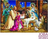 Diamond Painting "JobaStores®" Kerst Stal - volledig - 45x60cm