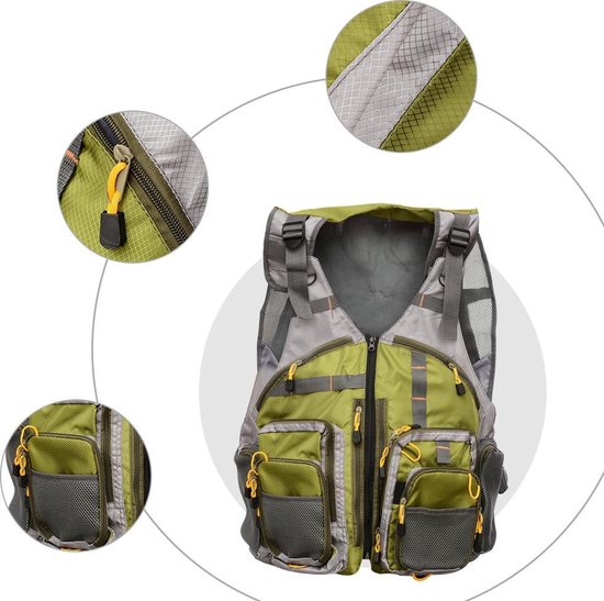 Watson lange heren bodywarmer in Olive green kopen