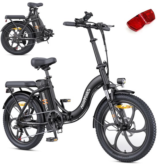 Hillmiles elektrische fiets achterlicht, past op de modellen MileCity 1 en MilePort 1 en MileTrail 1 — afbeelding 2
