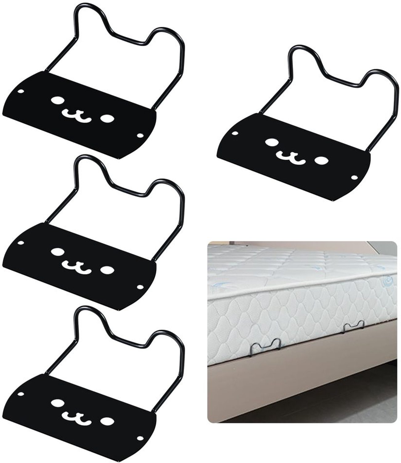 Antislip Matras Houder met Dubbelzijdige Tape en Schroeven