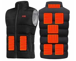 Govic® verwarmde bodywarmer - verwarmd vest - warmte vest - elektrisch verwarmd vest - verwarmde kleding - verwarmde jas - thermo vest - elektrische bodywarmer - L