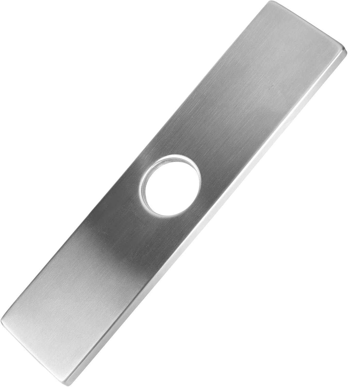Afdekplaat kraangat 25,2 cm - Roestvrij staal - Voor 1- of 3-gats spoelbak - Makkelijk te installeren - m-winkel