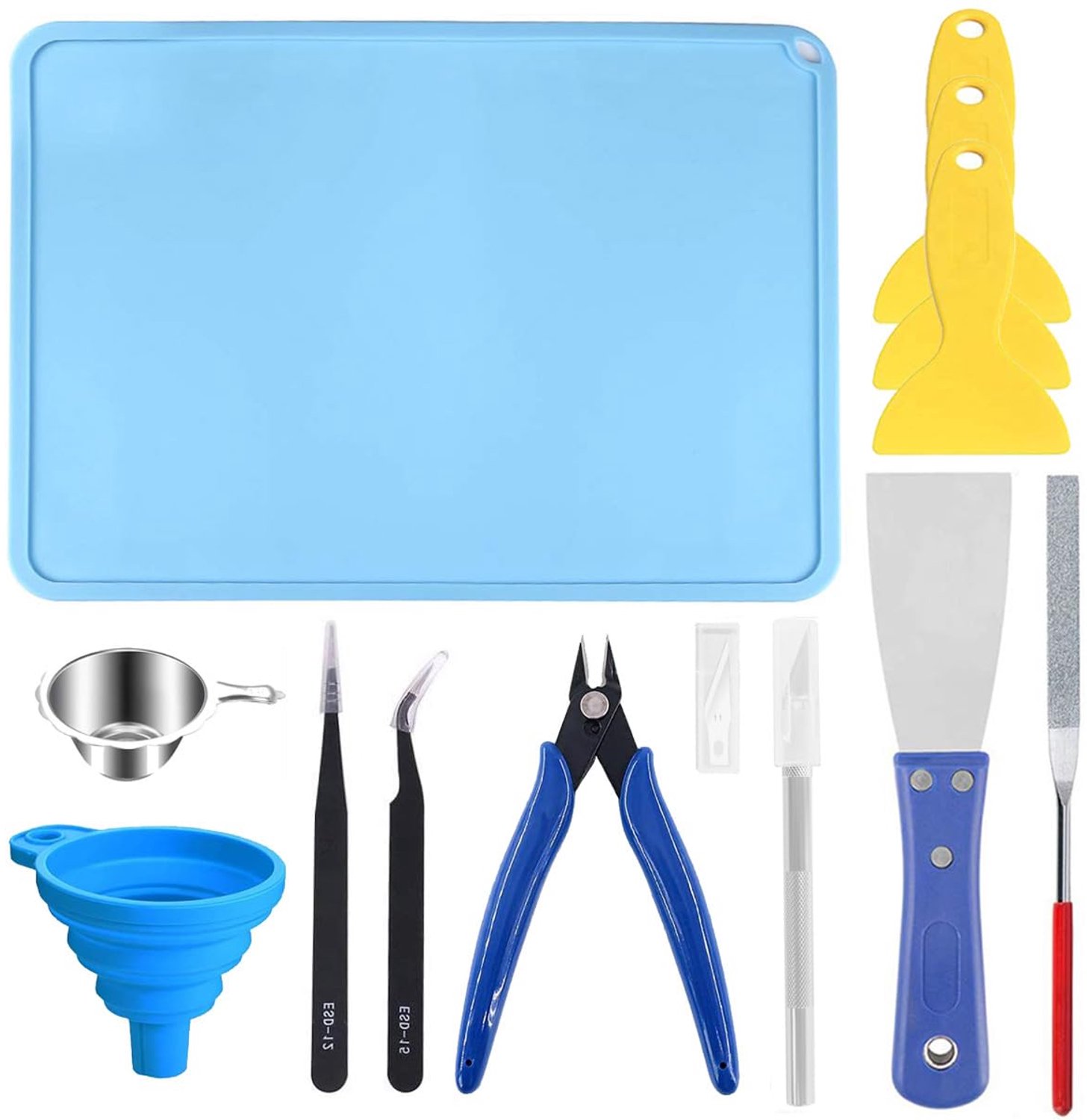 3D Printer Tool Kit met Schoonmaakgereedschap en Silicone Mat