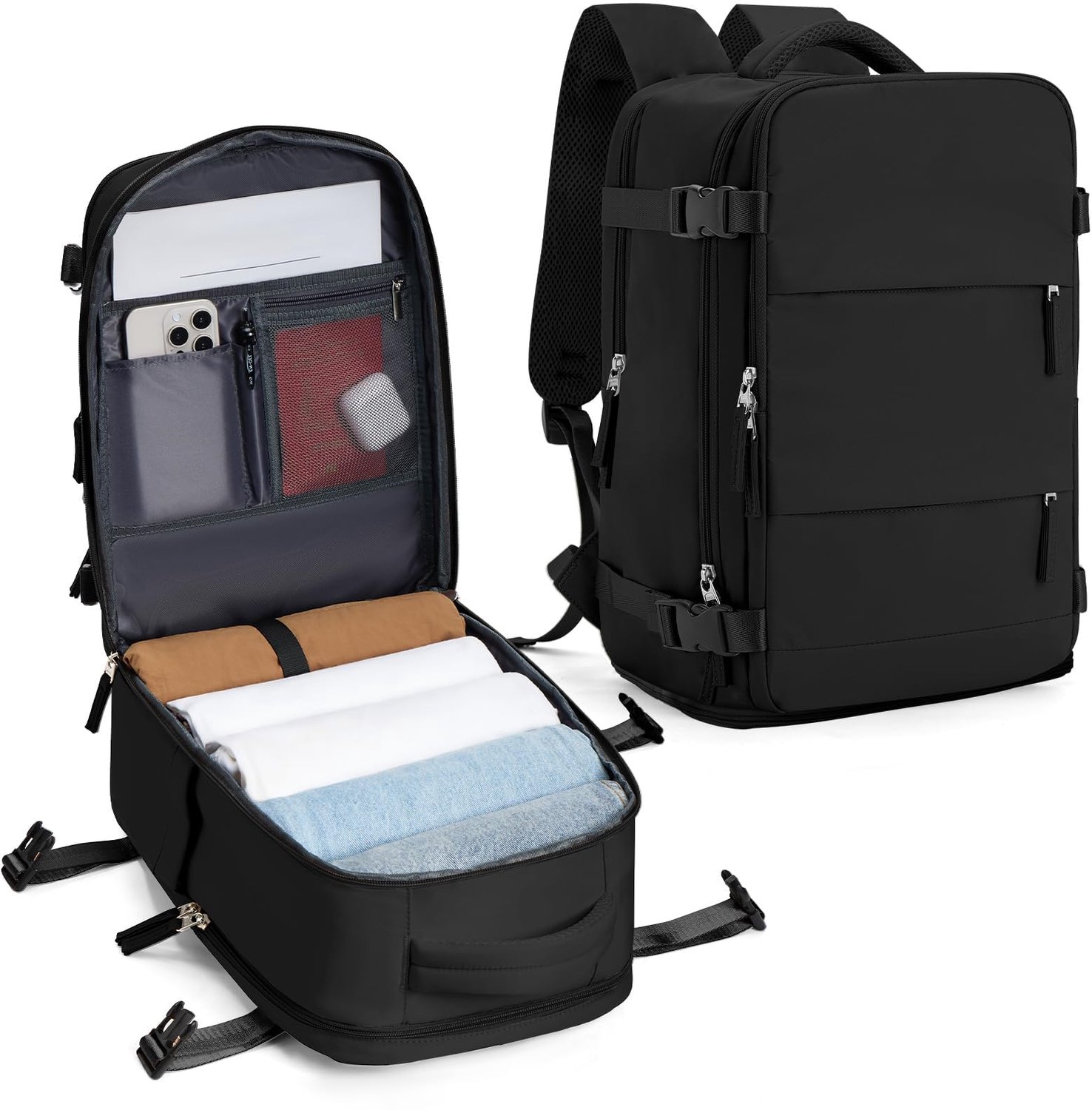 Grote reisrugzak voor cabine - Waterproof en geschikt voor laptop - 40x30x20 cm