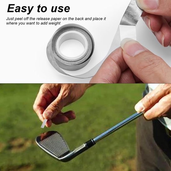 Zelfklevende Lood Tape voor Golfclubs en Sportuitrusting — afbeelding 4