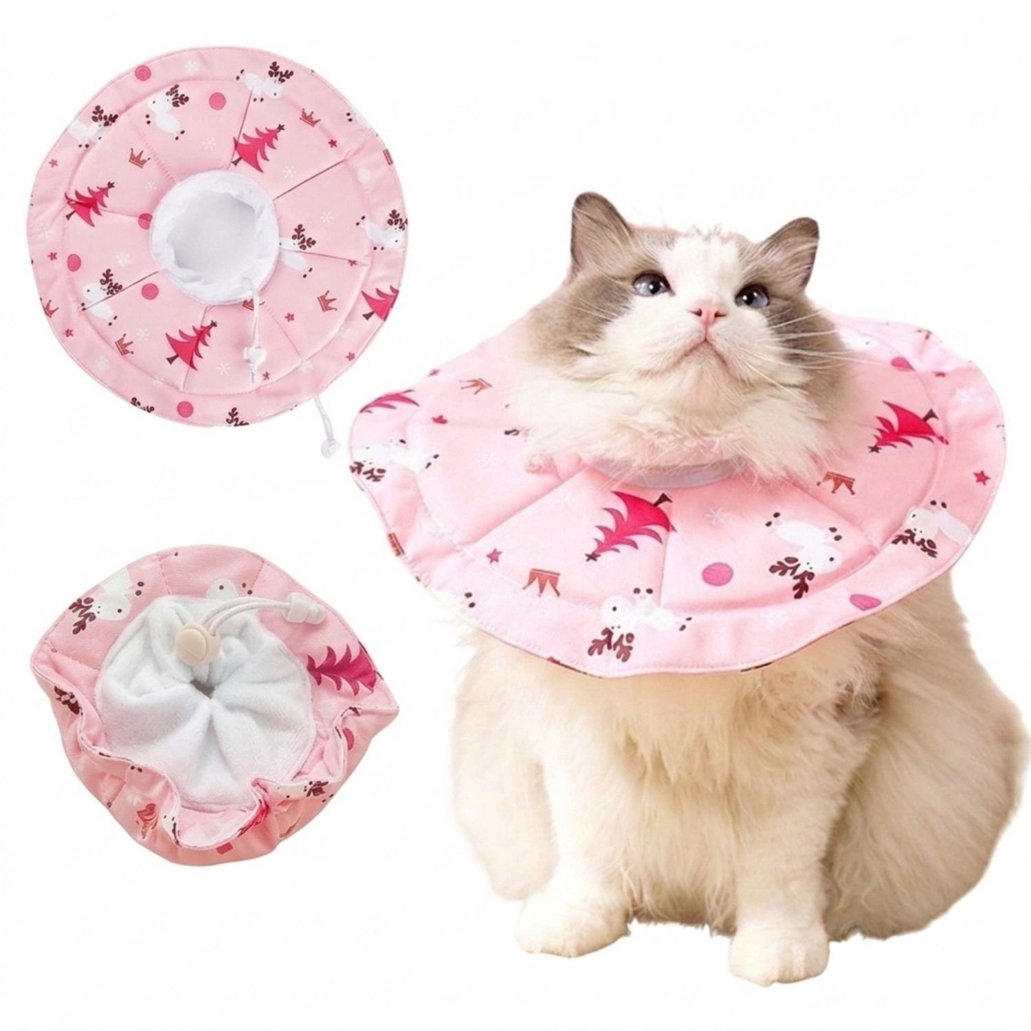Kattenkraag voor Nazorg - Beschermkraag - Kraag Kat Operatie - Roze