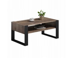 Per La Vita Kaja - Salontafel - Koloniaal eiken/zwart - Gelamineerd tafelblad
