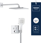 GROHE Precision SmartControl Inbouwdouche - AquaCalibrator - Vierkant Bedieningspaneel - Chroom