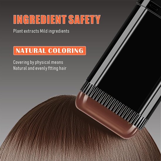 Haarverfstick die haar bedekt via fysieke natuurlijke kleuring met milde plantaardige ingrediënten.