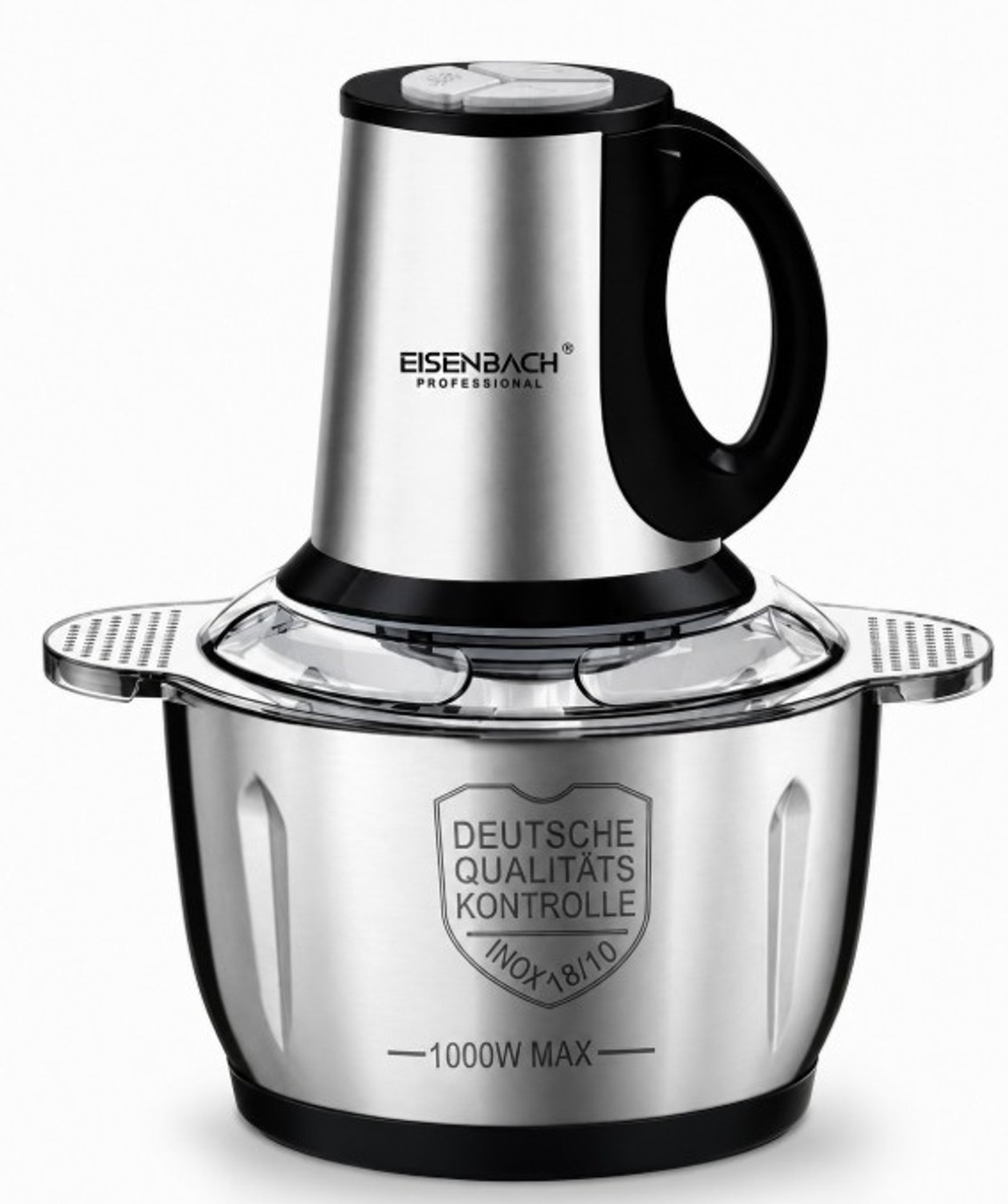 Eisenbach Multifunctionele Foodprocessor hakmolen met Roestvrijstalen Kom 5L-1000W