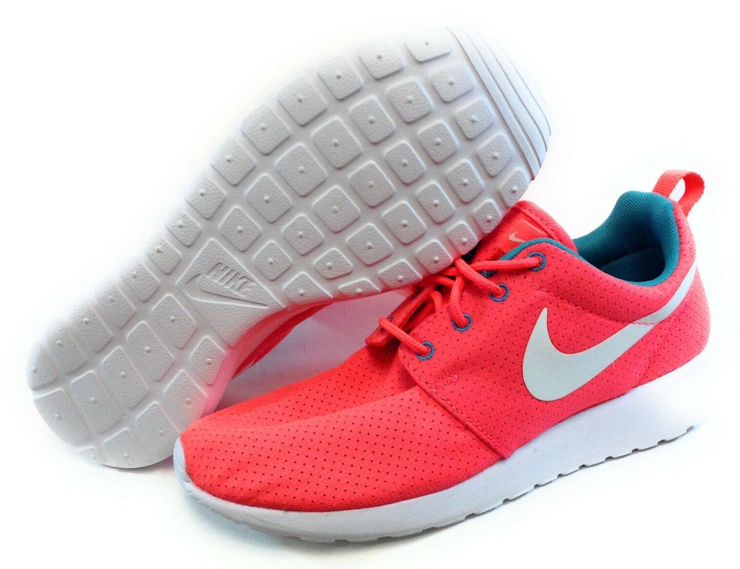 Nike Roshe Run Sneakers – Hyper Punch/ -Dusty Cactus Roshe Lifestyle Dames Sneakers voor Vrouwen Roze