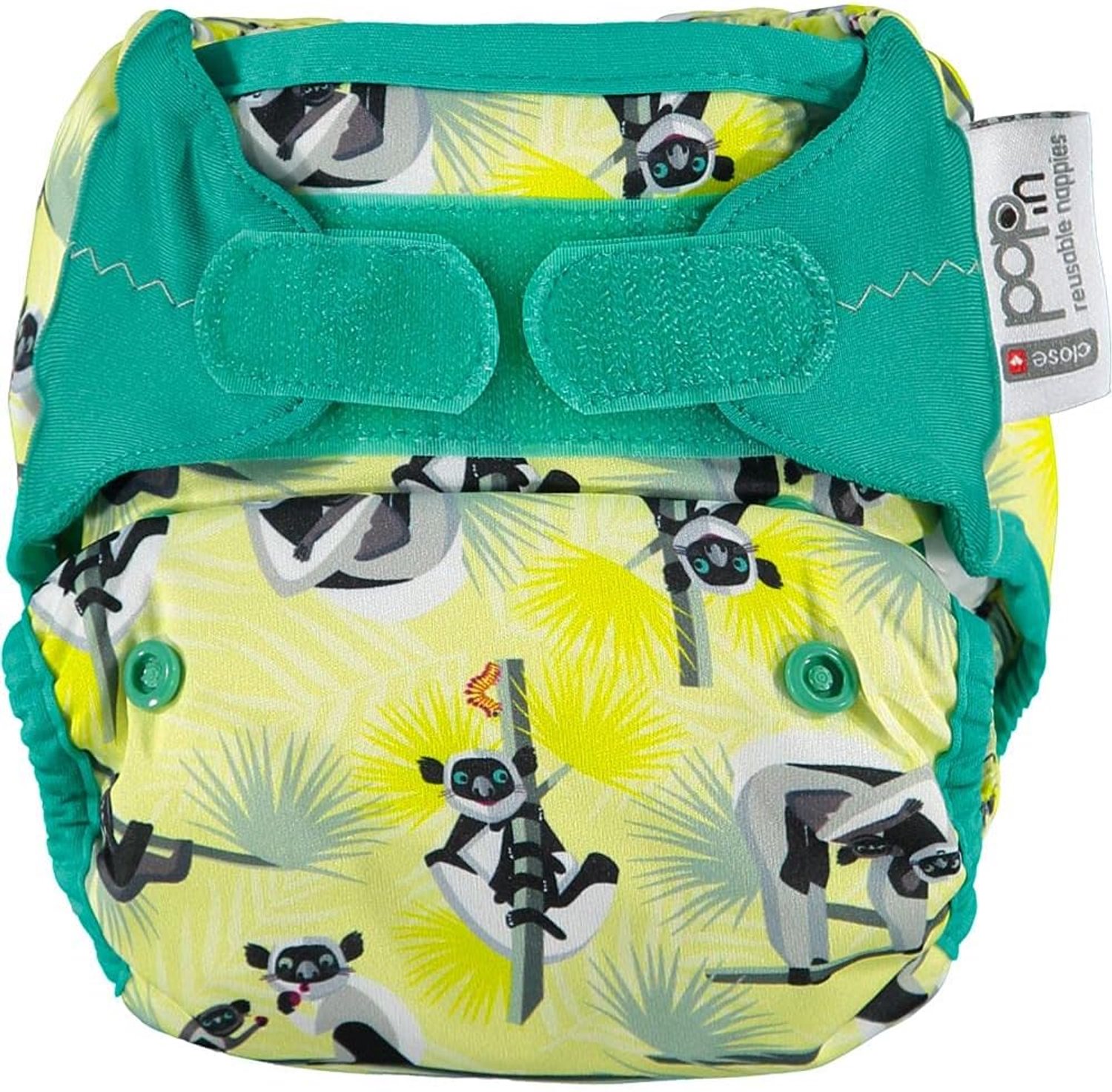Herbruikbare doek luier - one size (geboorte tot potje) - bamboe met Aplix sluiting - zacht en flexibel - m-winkel