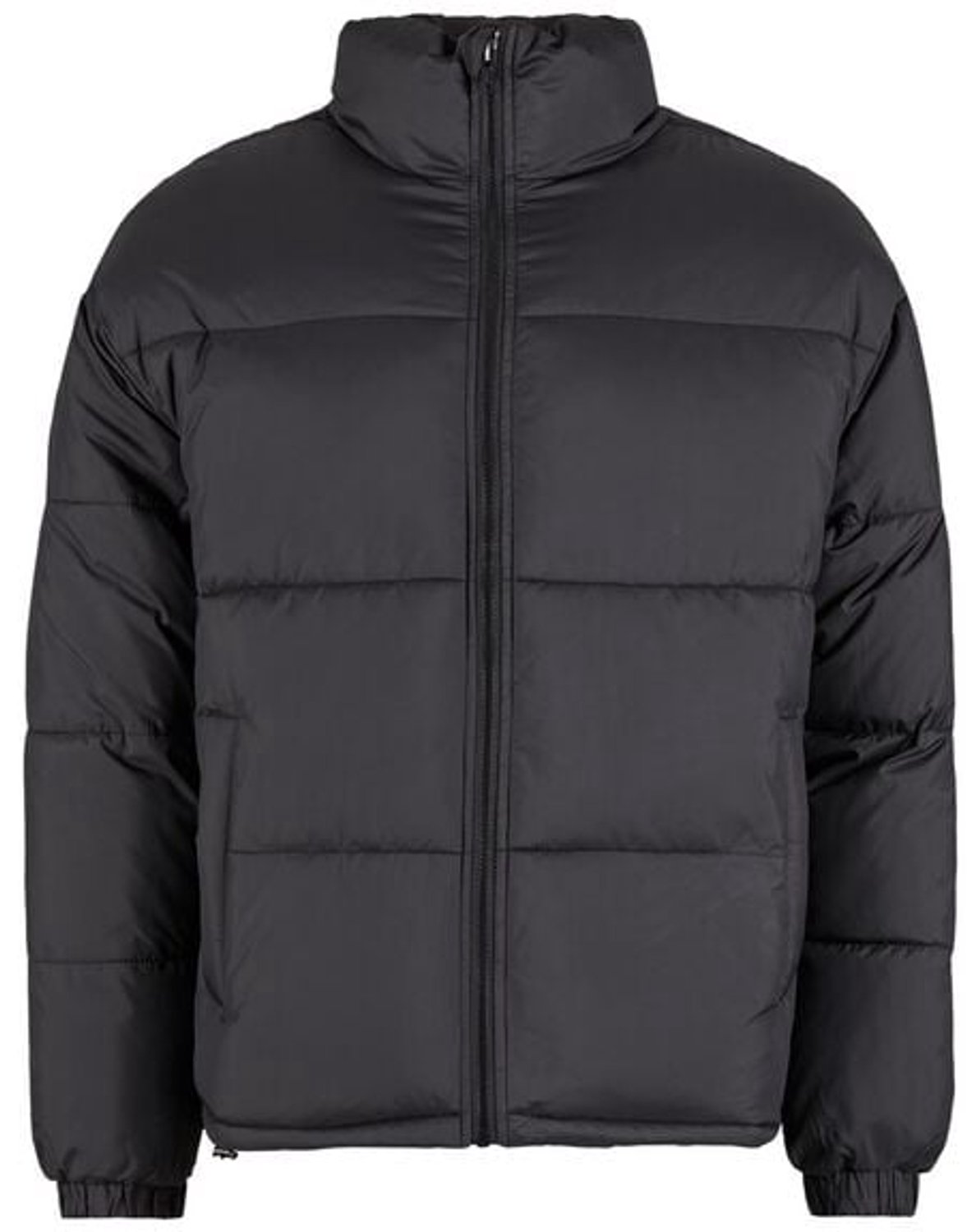 Urban Classics Basic Puffer Jacket Heren Tussenseizoensjas – S Grijs