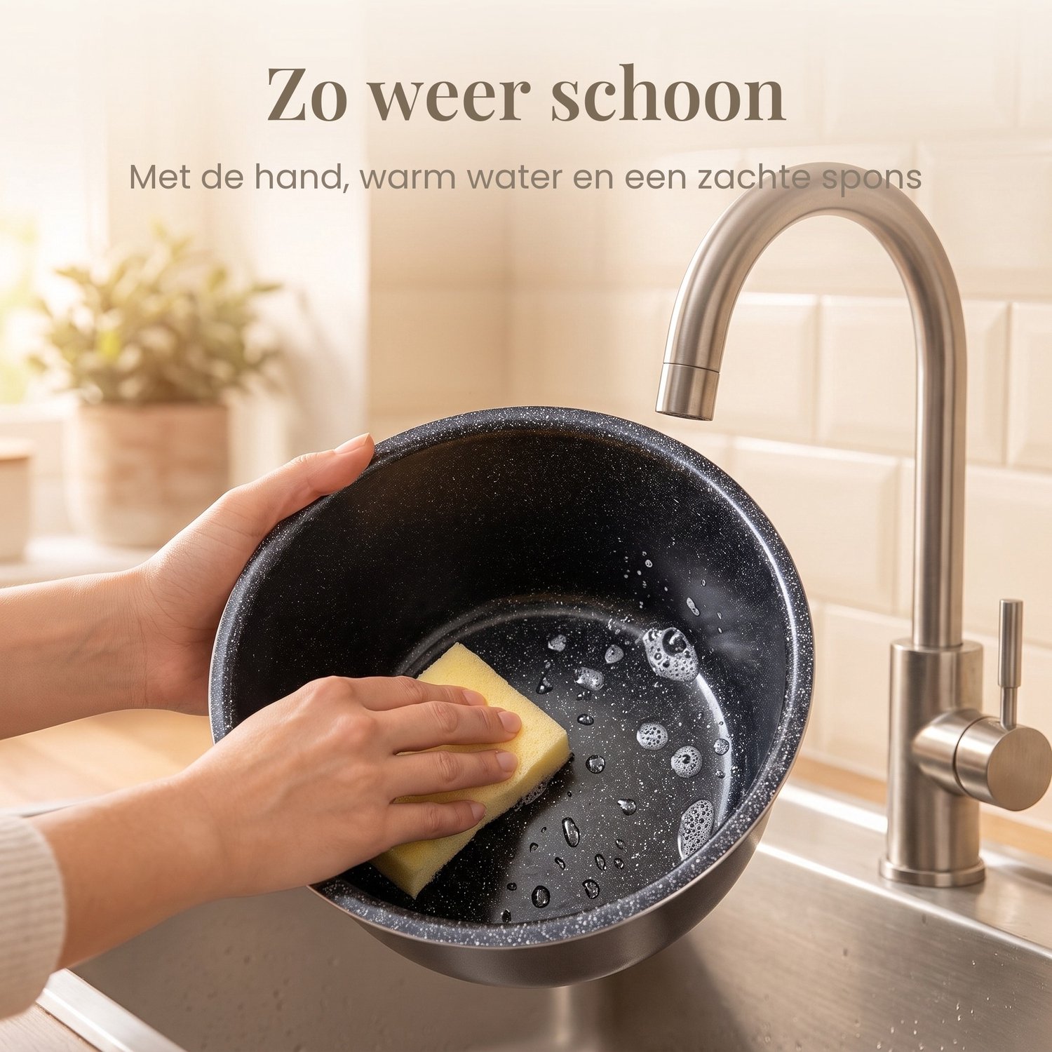 Fornello Keramische Binnenpan 6L - PFAS-vrij - Vervangende Pan - Geschikt voor Fornello Multicooker, Rijstkoker & Slowcooker – foto 3