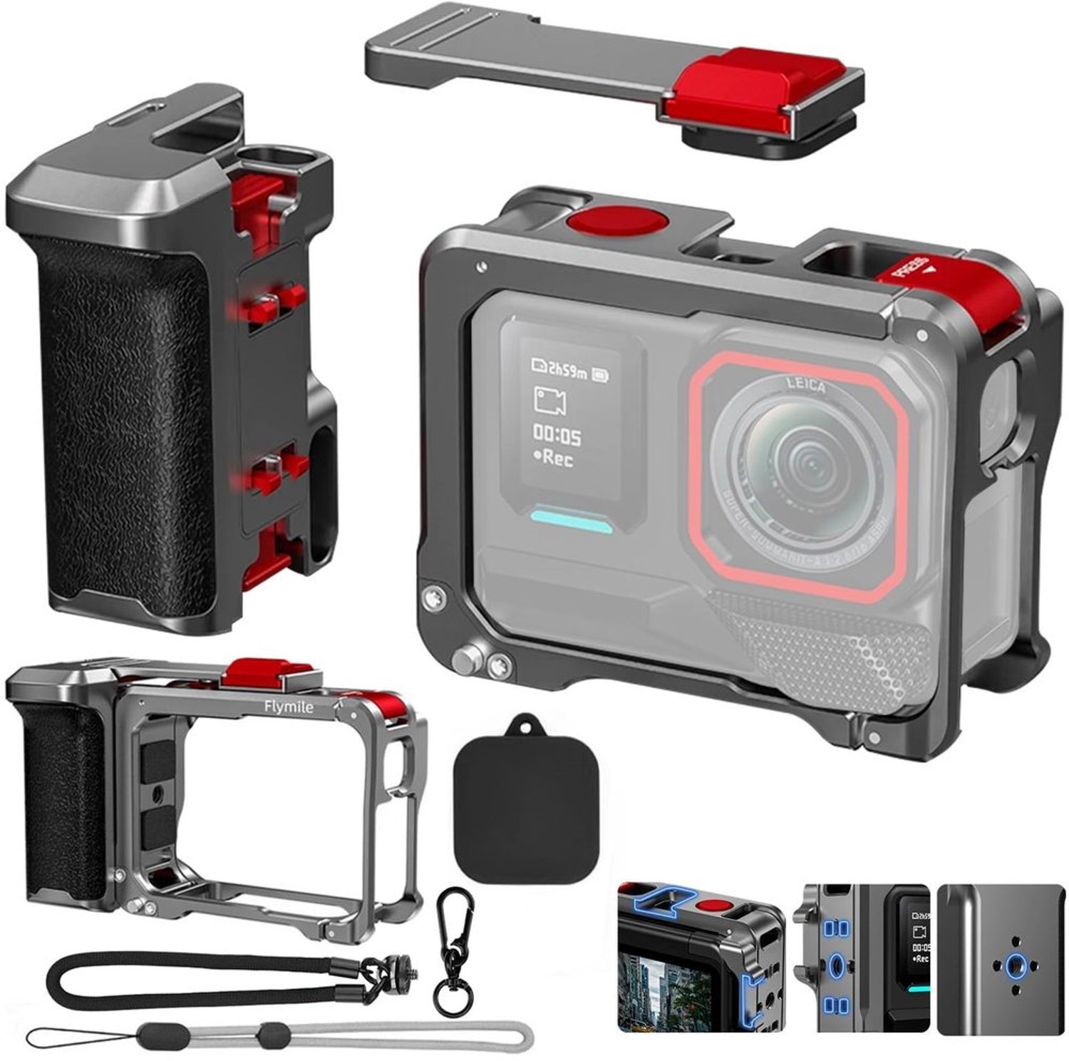 Xplorer Grip Kit voor Insta360 Ace Pro 2 Camera