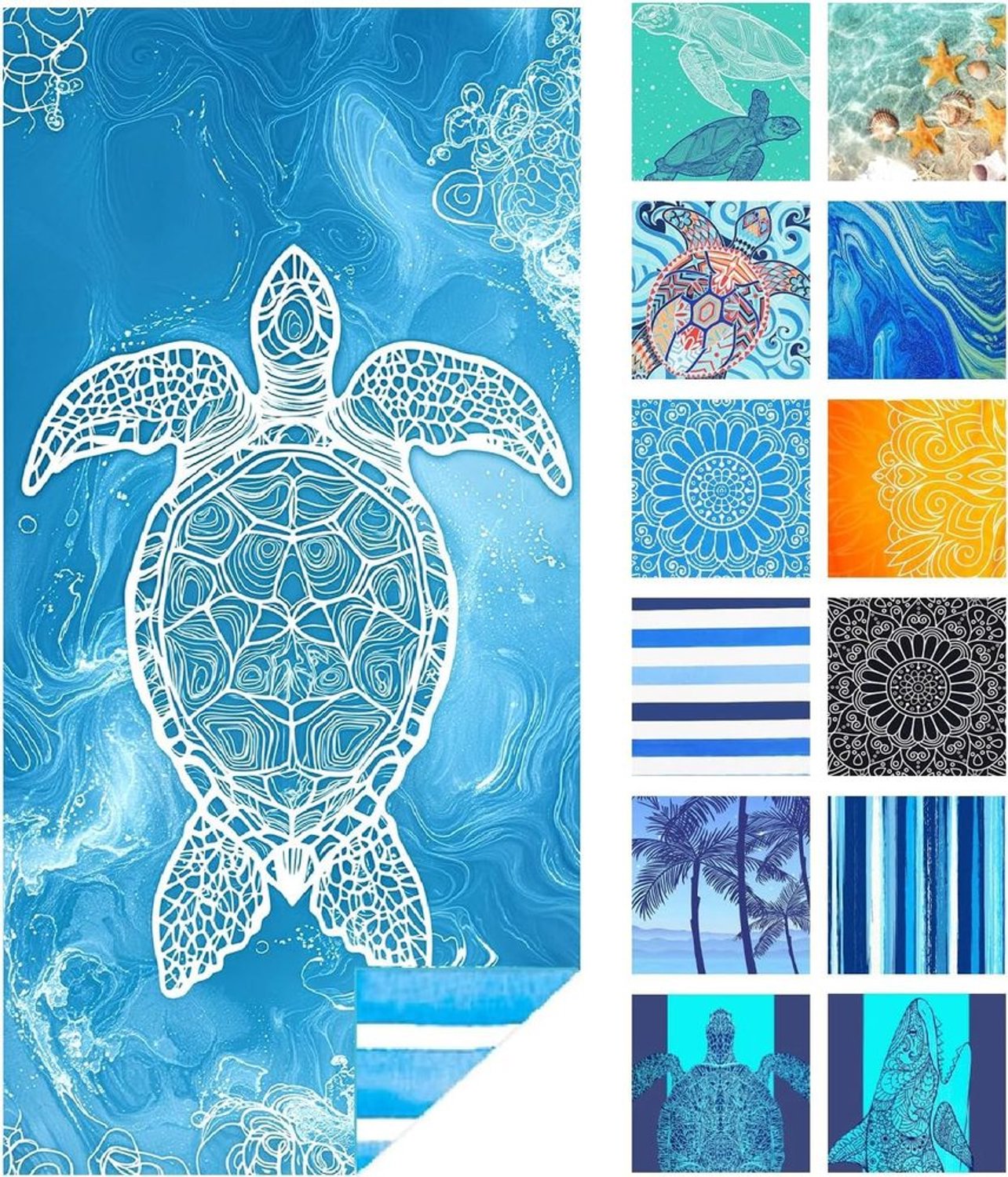 Microfiber Strandhanddoek XXL Zandbestendig en Ademend