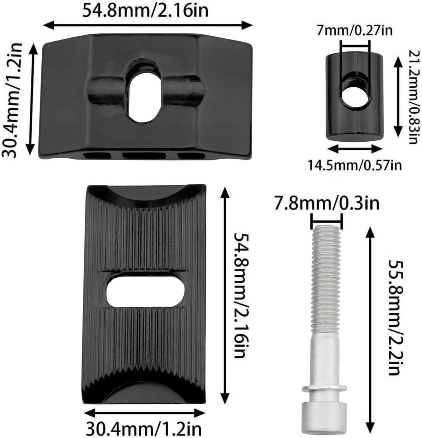 Fiets Zadelklem voor Zadelpen en Zadel