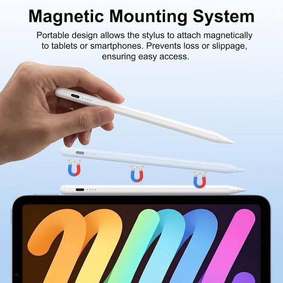 Universele Tablet Stylus met 4 Vervangtips — afbeelding 2