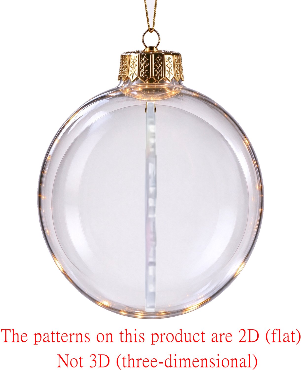 Verlichte transparante kerstbal ornament met pinguïn thema- 2D winter kerstprint- lichtgewicht PET kunststof- diameter 10 cm- met ophangring- feestdecoratie voor kerstboom- tafel en raam – foto 6