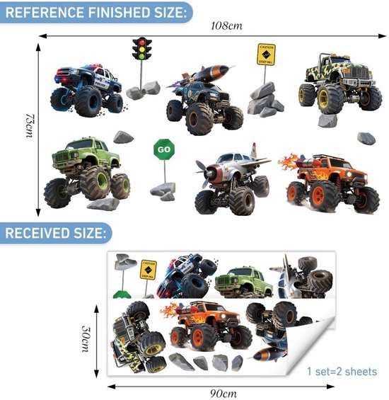 Wandstickers Racing Auto's voor Kinderen — afbeelding 3
