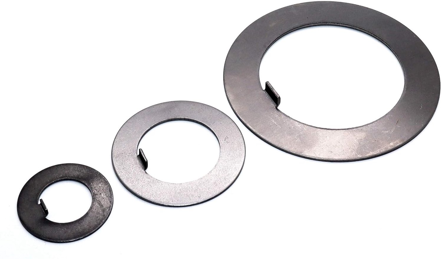 Borgplaten DIN 462 Ø80 mm - staal blank - voor groefmoeren DIN 1804 - verhoogt veiligheid - m-winkel