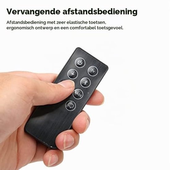 Afstandsbediening voor 5 10 15 Sound Bar, Vervangende Afstandsbediening voor Soundbar Series II en TV Soundbar Sound System — afbeelding 3