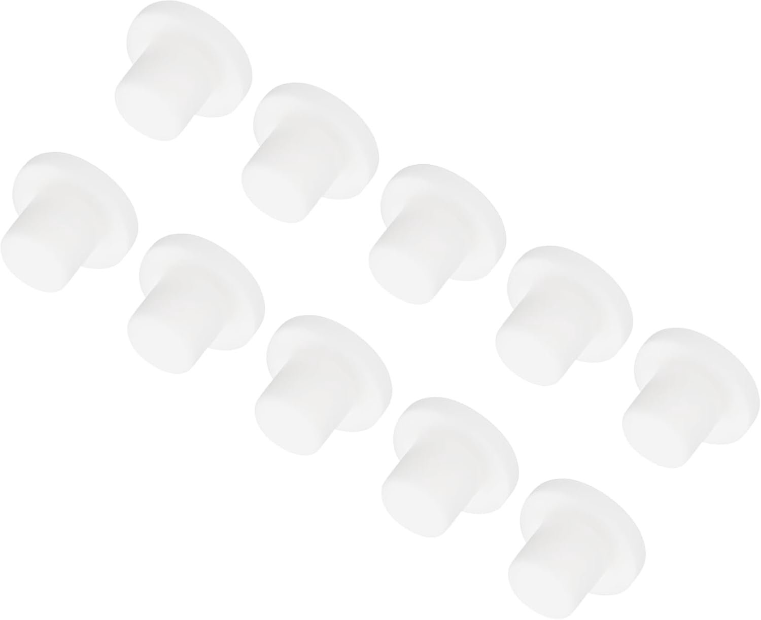 Siliconen stop 12 mm - T-vormig - hoge temperatuur - geschikt voor poedercoating, set van 10 - m-winkel
