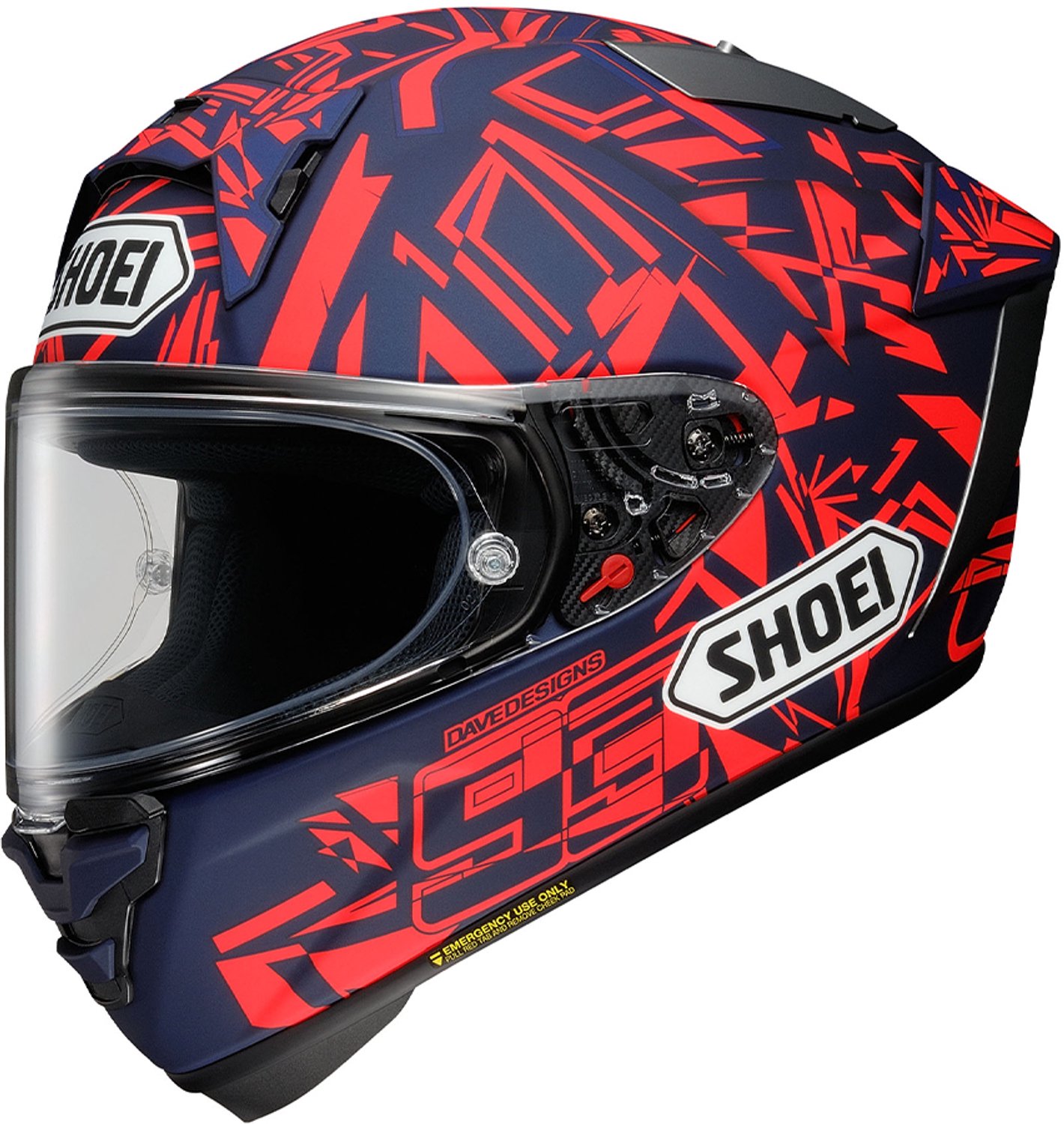Shoei X-SPR Pro Marquez Dazzle Tc-10 Integraalhelm - Helm