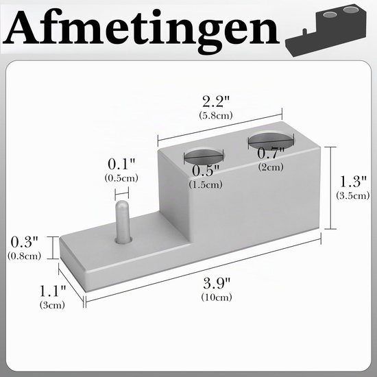 Scheermesstandaard van aluminiumlegering met afwateringsbasis, compatibel met, -veiligheidsscheermesjes, verzameldisplaystandaard en badkamerorganizer, cadeau voor mannen — afbeelding 5