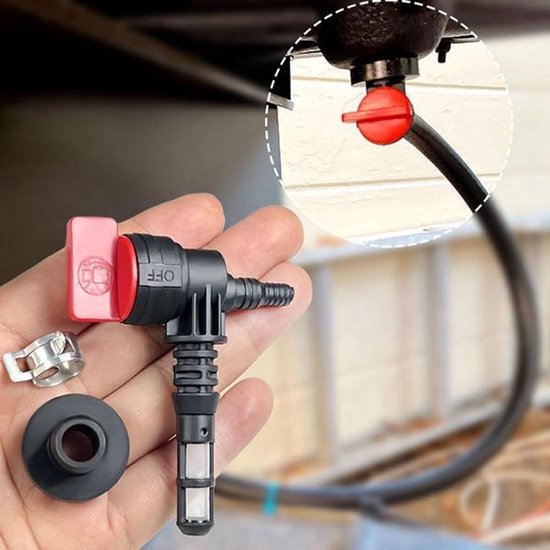 Brandstofklep kit - rubber - lekpreventie - geschikt voor generator en hogedrukreiniger - m-winkel — afbeelding 5