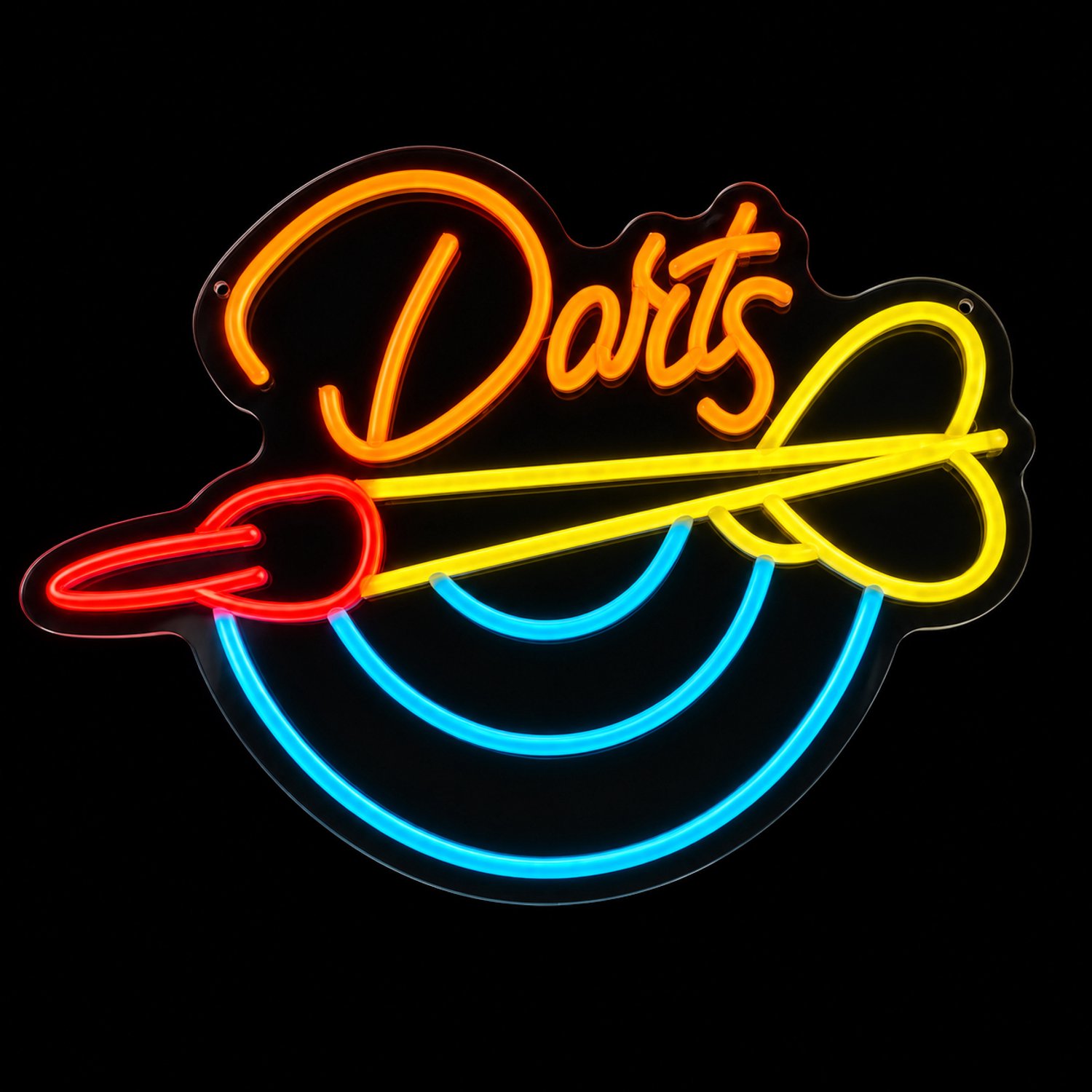 Neon Lamp - Darts - Dimbaar - Incl. Ophangmateriaal - Neon Sign - LED Lamp - Verlichting - Wandlamp - Mancave