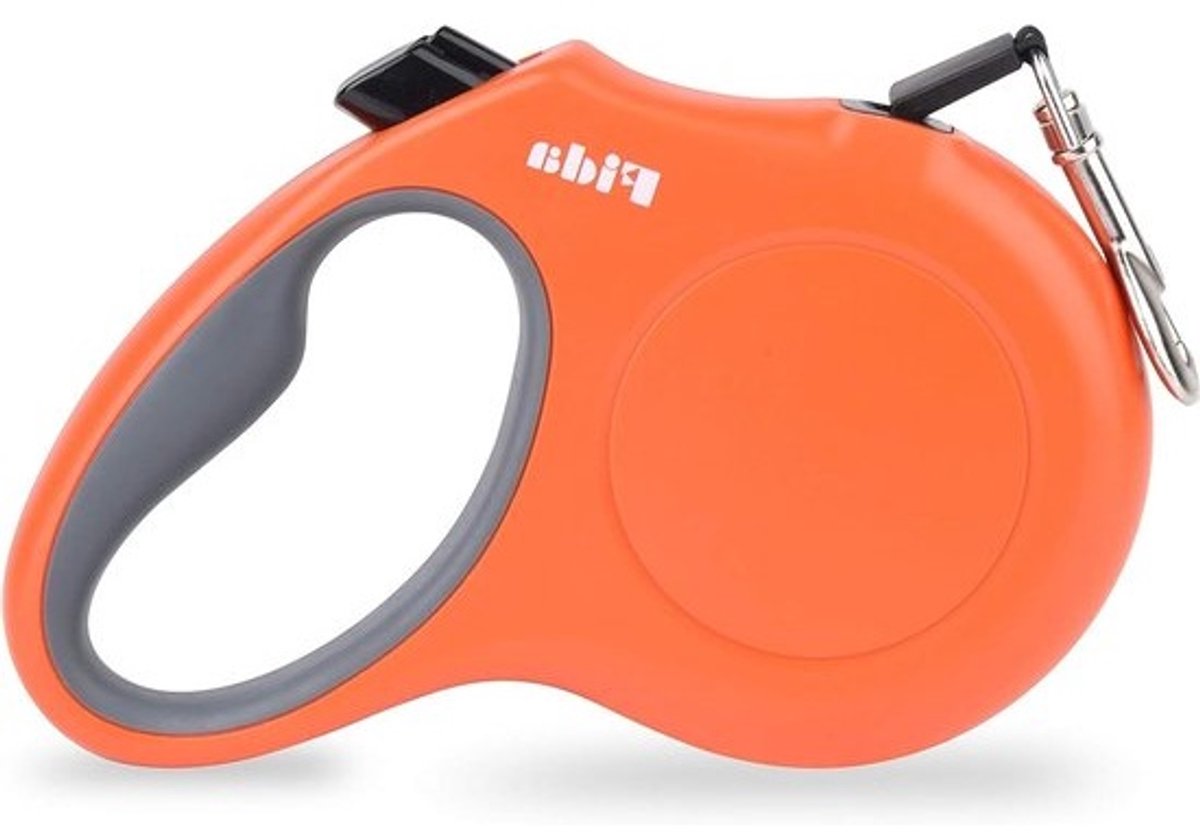 Intrekbare Hondentuig - Hondenriem Loopriem - Veilig Wandelen - Reflecterende Tape - 5 meter - Oranje