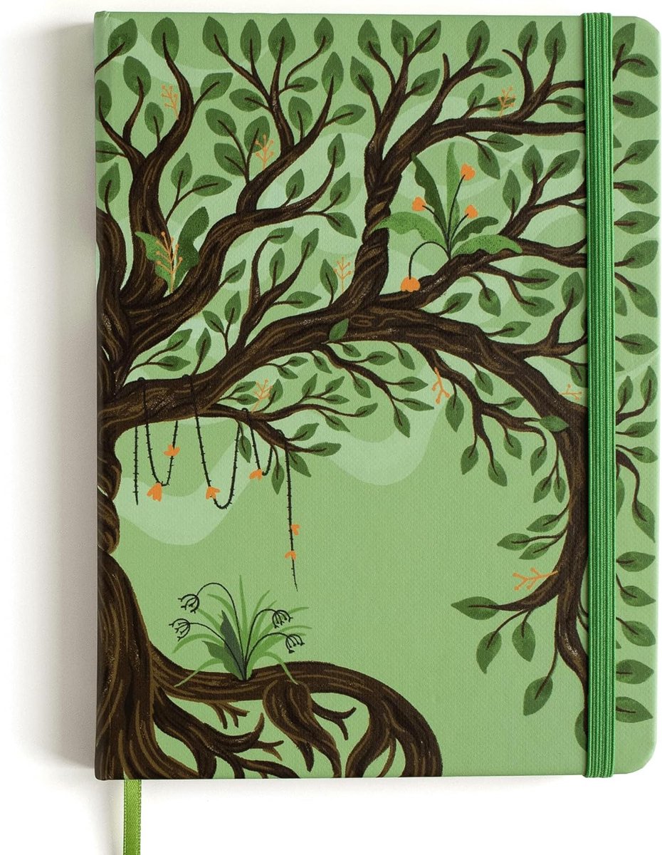 Dailygoods- Tekenboek 240 pagina's - Dagboek - Hardcover - Creativiteit - Levensboom - Perfect voor kunstenaars - Notitieboek
